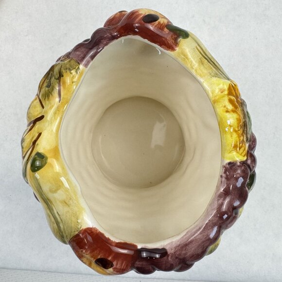 Vintage Ceramic Fall Harvest Creamer & Sugar Bowl Set Thanksgiving Tableware - Picture 9 of 14